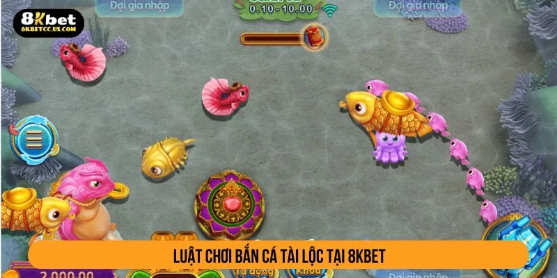 Luật chơi bắn cá tài lộc tại 8KBET được thiết kế đơn giản cho mọi người