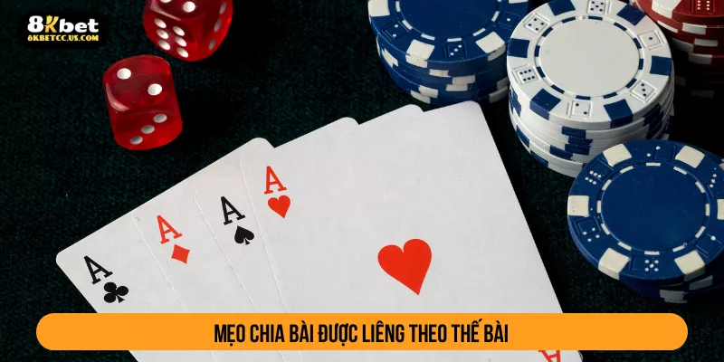 Mẹo chia bài được liêng theo thế bài