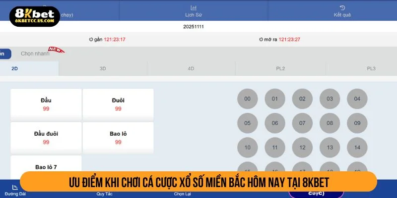 Sảnh xổ số 8KBET thu hút nhiều người tham gia nhờ sự minh bạch