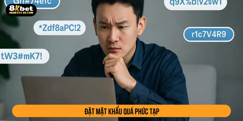 Đặt mật khẩu quá phức tạp